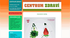 Desktop Screenshot of centrumzdravi.org